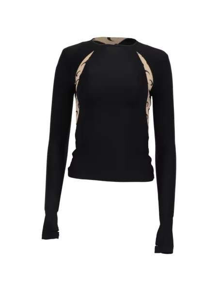 Lung top Marine Serre negru