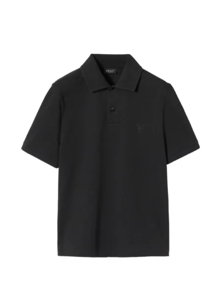 Polo Gucci cu broderie negru
