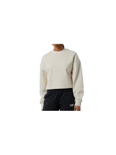 New Balance Athletics Nature State Crew Kobiety Bluzy i bluzy z kapturem New Balance Jasnobrązowy Size: L