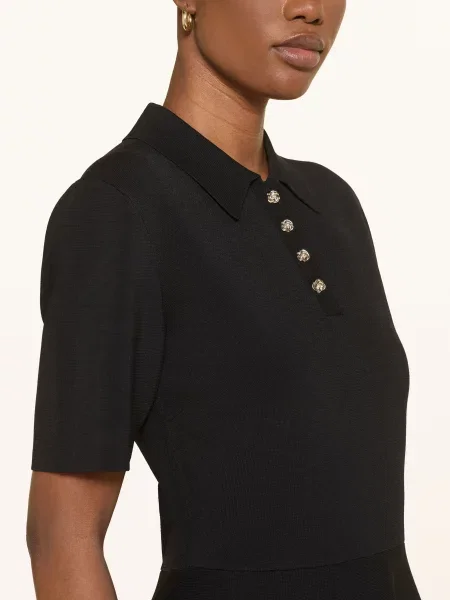 Ted Baker Polo Šaty Z Piké Rondaa černá