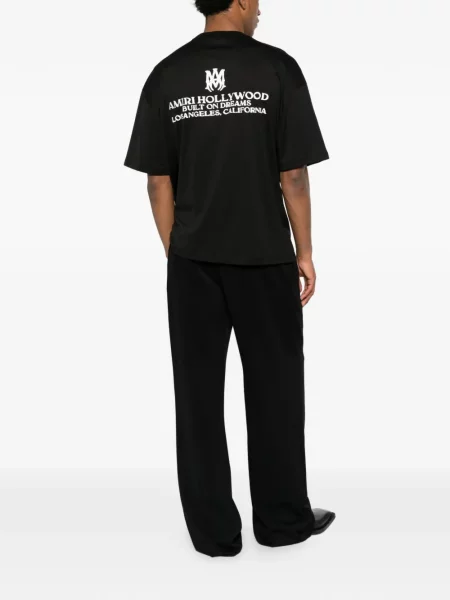 Tricou Amiri cu imagine negru