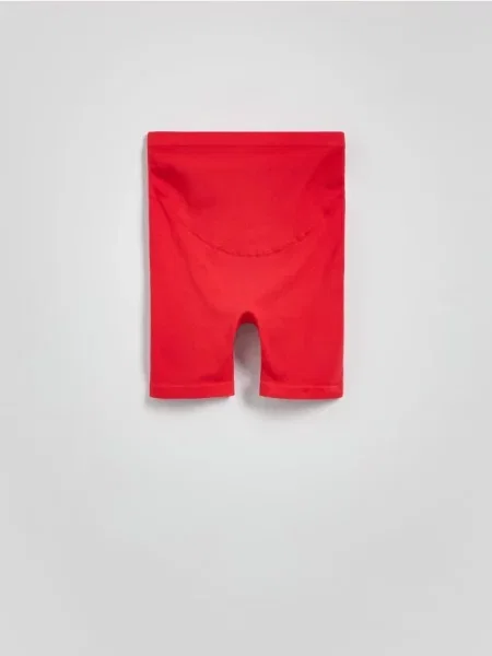 Reserved Bezszwowe kolarki z szerokim pasem czerwony