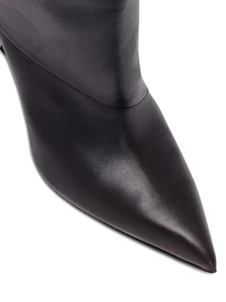 Botine Balmain din piele negru