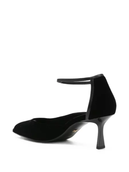 Pantofi cu toc Lola Cruz cu bretele negru