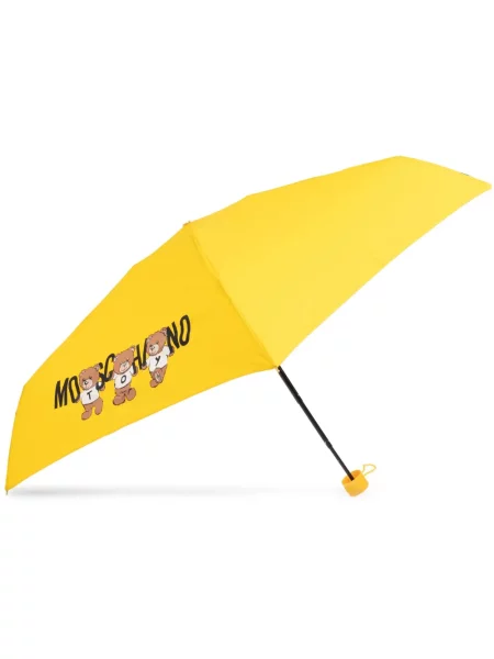 Kišobran Moschino s printom žuta