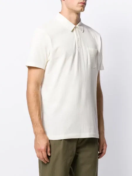 Tricou polo Sunspel alb