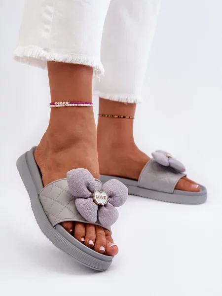 Sandali Boto s platformo siva