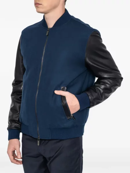 Geanta de piele Pal Zileri albastru