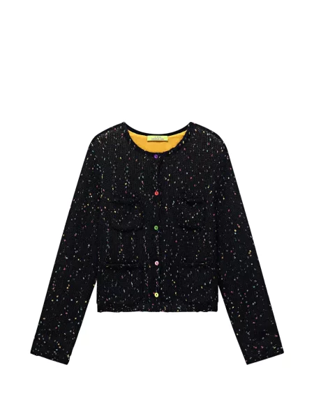 Decupat cardigan Shanghai Tang negru