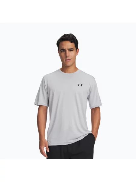 Tricou de antrenament bărbați Under Armour Tech Vent halo gray/ultimate black negru