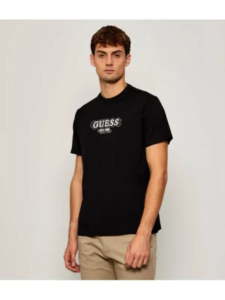 GUESS Póló fekete fehér