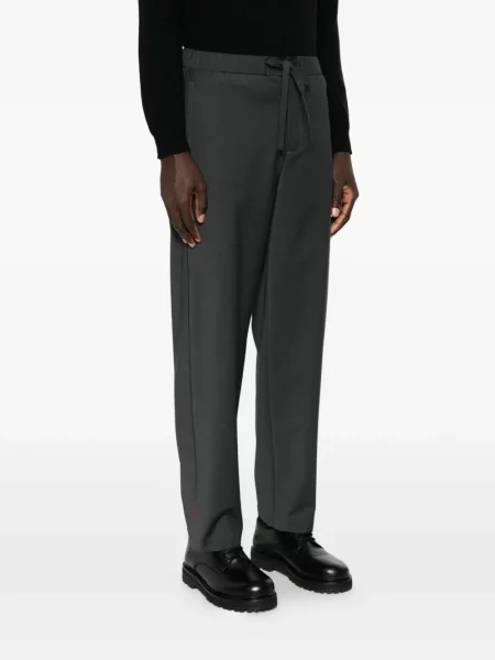 Pantaloni Amaranto cu cordon gri