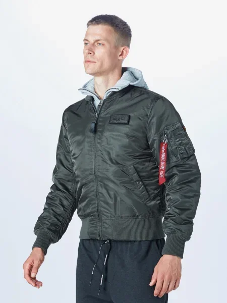 ALPHA INDUSTRIES Prechodná bunda čadičová