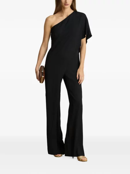 Ολόσωμη φόρμα Lauren Ralph Lauren με έναν ώμο μαύρο