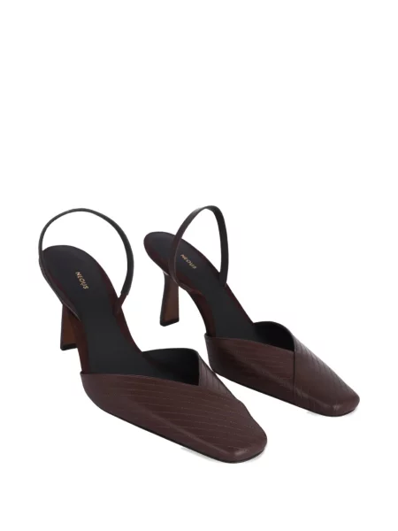 Pantofi cu toc Neous slingback maro