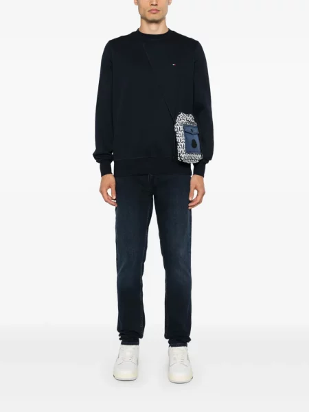 Blugi drepți Tommy Hilfiger Denton albastru