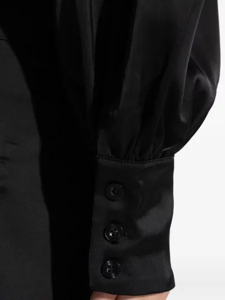 Top Gestuz lung negru