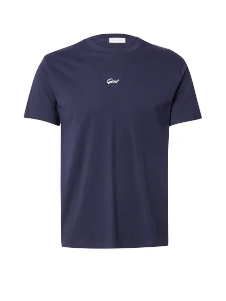 Gant tricou din marin cu imprimeu albastru