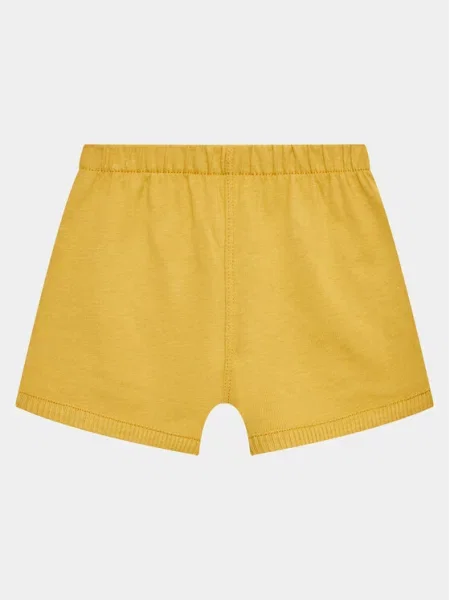 Šortky z materiálu United Colors Of Benetton žluté