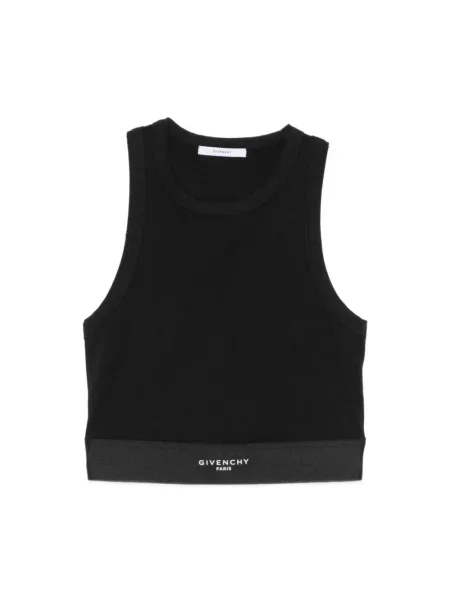 Top Givenchy bez rękawów czarny