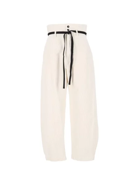 Cu centură pantaloni Barena de catifea cord