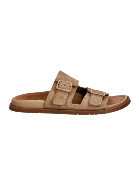 Camper klapki zamszowe Lluc Sandal beżowe