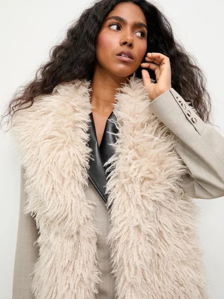 Vestă Answear.lab bej