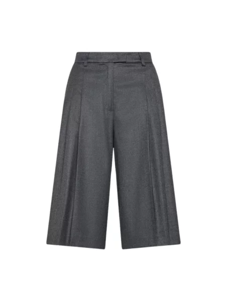 Bermudy Seventy wełniane szare