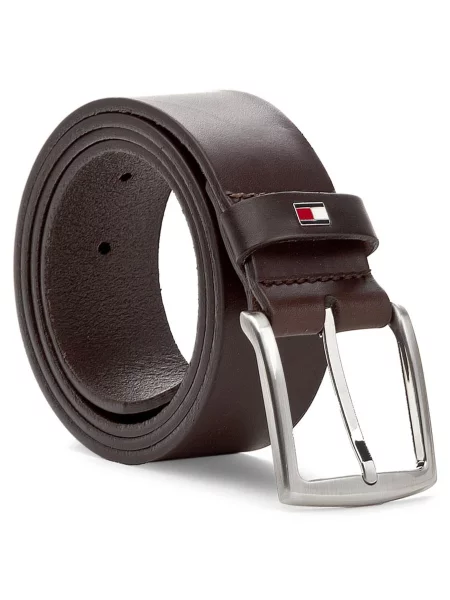 TOMMY HILFIGER New Denton mornarska / temno / ognjeno rdeča / bela rjava