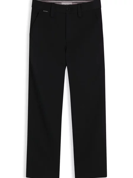 Tommy Hilfiger pantaloni chinos pentru copii din cu negru