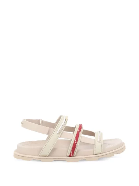 Sandale Moncler din piele fără toc