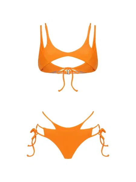 Bikini Amir Slama cu legături portocaliu