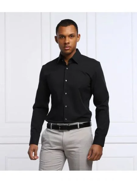 BOSS BLACK Cămașă negru