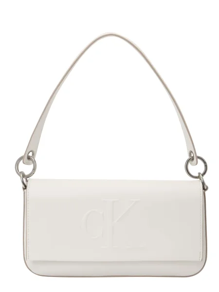 Crossbody torbica Calvin Klein Jeans bela