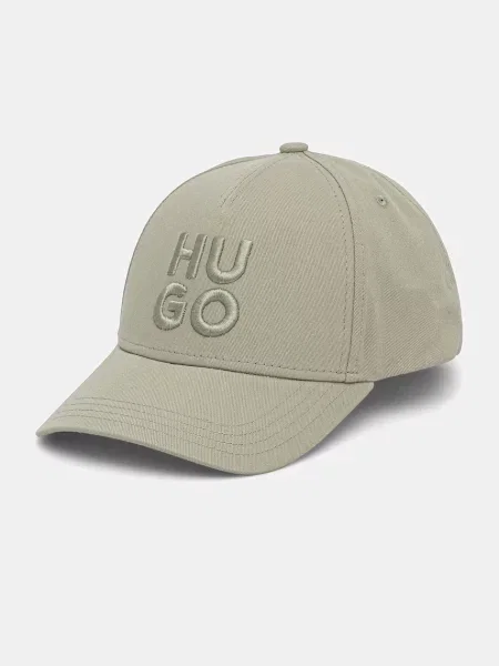 HUGO baseballová čepice Jude-Stacked zelená