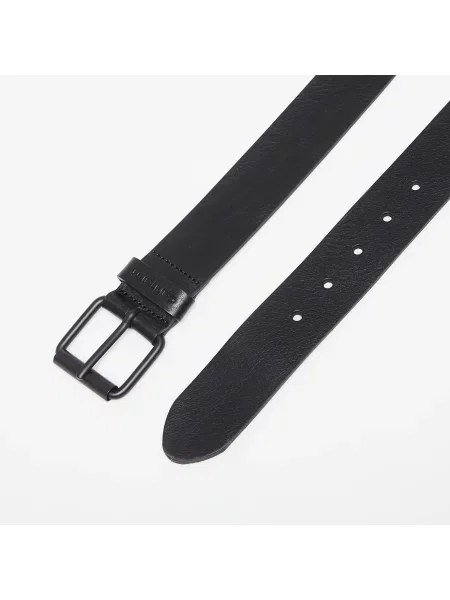 Δερμάτινη ζώνη Carhartt WIP Script Belt μαύρο