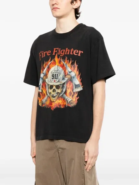 Tricou Melt cu imagine negru