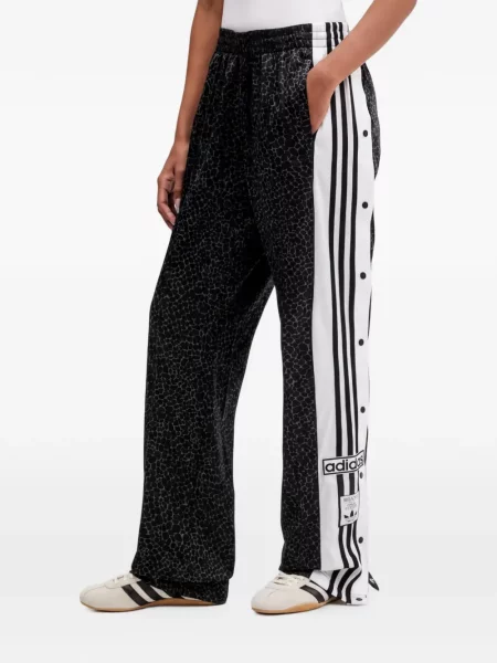Košulja Adidas s platformom s printom s kapuljačom žuta
