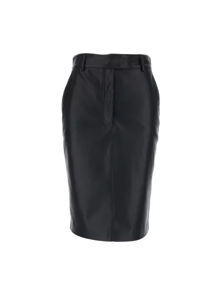 Spódnica skórzana Plain czarna