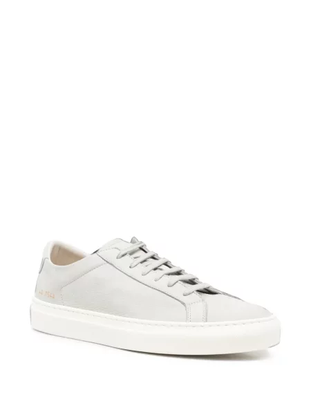 Sneakerși Common Projects din piele gri