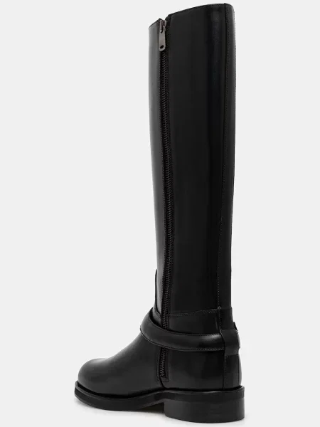 Coperni ghete de piele Belt Cavalier cu plat negru