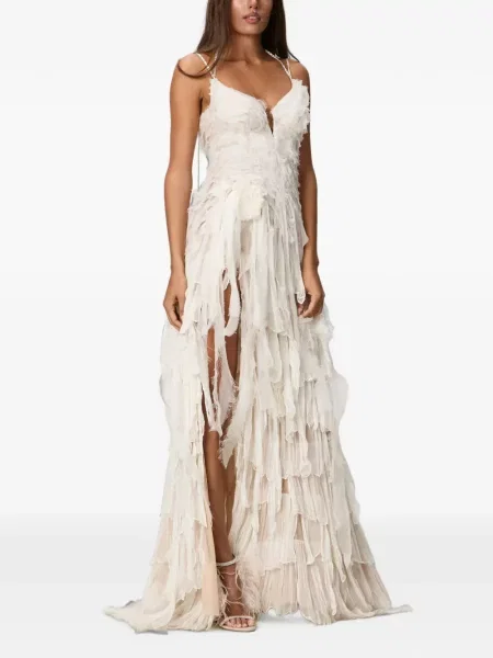 Rochie maxi Norina St alb