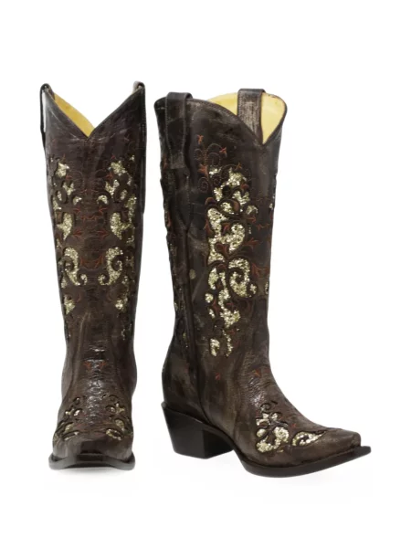 Botine Nortalie din piele maro
