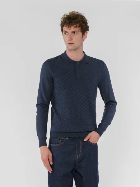 Поло Arber синее