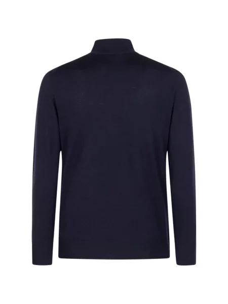 Pulover Canali tricotate albastru