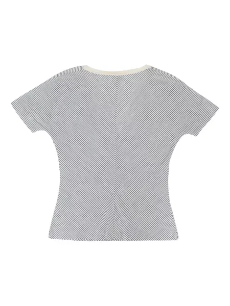 Tricou Loro Piana de mătase alb
