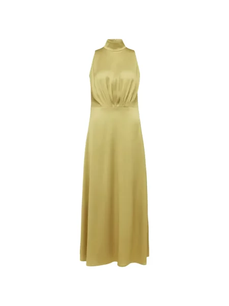 Rochie maxi Drykorn din satin verde