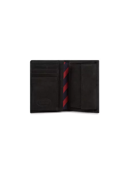 TOMMY HILFIGER Peněženka Johnson tmavě modrá / jasně červená bílá černá