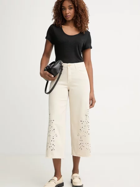 United Colors of Benetton футболка лляна