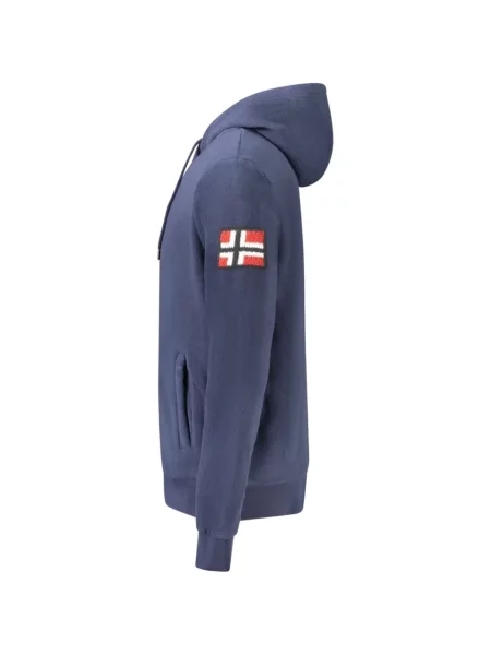 Fleece hoodie Norwegian Rain μπλε